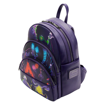 Villains " Glow in the dark " - Mini Backpack LoungeFly Disney Zainetto