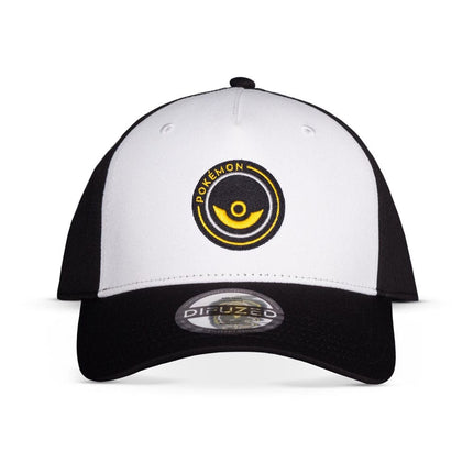 Pokemon Curved Bill Cap Pokeball white